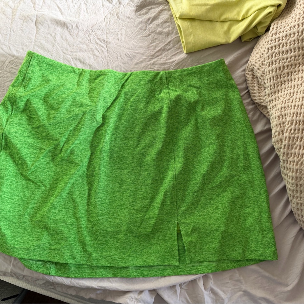 Outdoor Voices Bright Green Mini Skirt